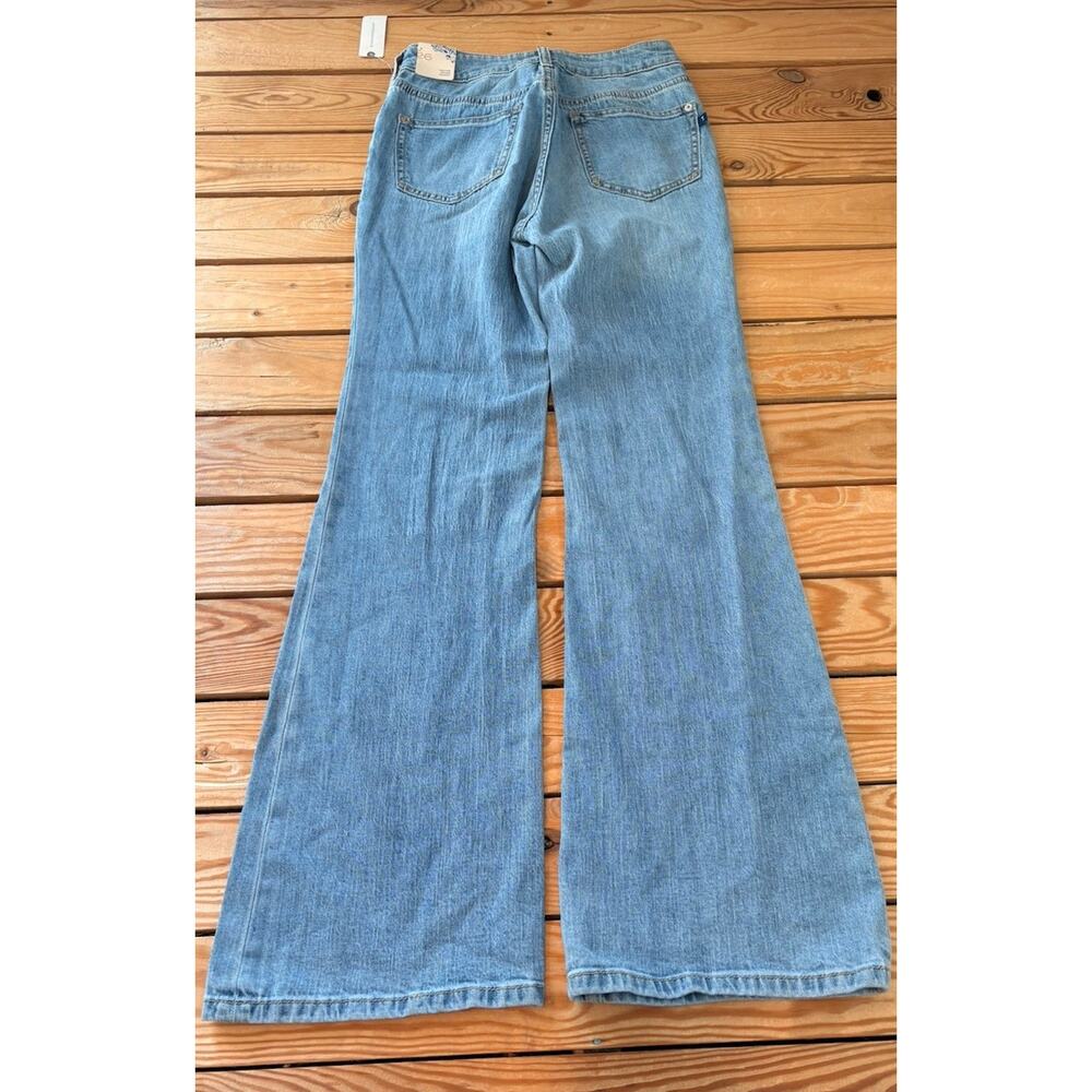 Pilcro NWT $148 Women’s High Rise Trouser Bootcut Jeans Size 26 Blue Ap - Picture 2 of 13